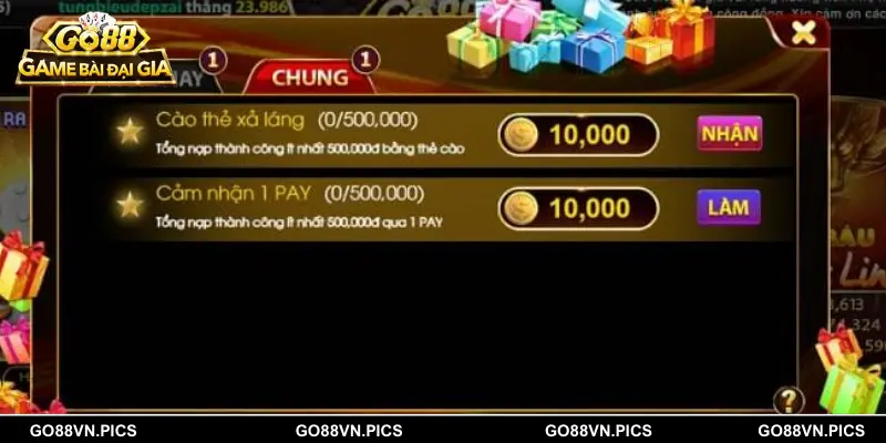 Giới thiệu sự kiện khuyến mãi tại GO88