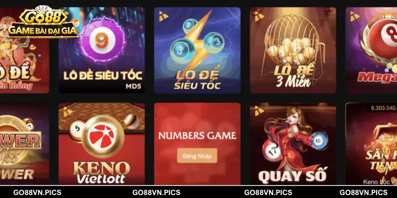 Các dạng lô đề siêu tốc phổ biến tại play GO88